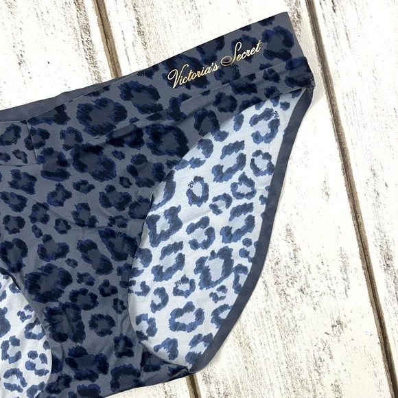 Victoria’s Secret Incredible Seamless Bikini Pantie Medium Gray Leopard - Picture 5 of 8